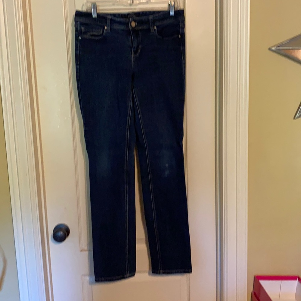 WHBM DARK SLIM JEAN SZ 10 long